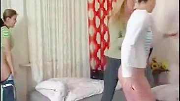 Aunts Giving Pocket Money to Naughty Teen Nieces - Spanking Ensues!