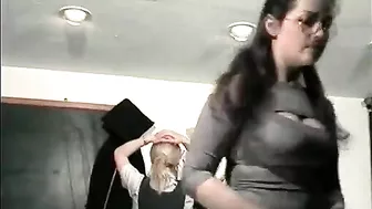 Spanking Punishment for Naughty Students at School