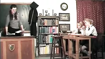 Spanking Punishment for Naughty Students at School