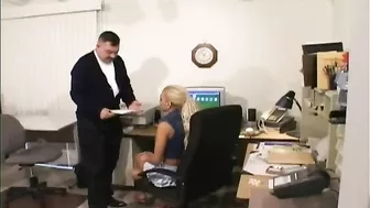 Caned Office Training for Big Ass Ebony - Spanking and Canning Punishment