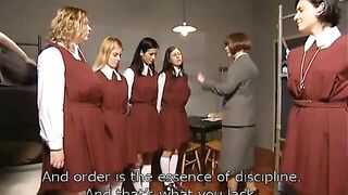 BDSM Punishment in Catholic Boarding School - Spanking and Humiliation