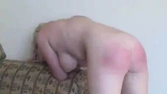 Busty Teen Gets Punished for Stealing with Spanking