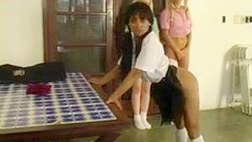 Three Teenage Girls Receive Harsh Caning Punishment for Misbehavior - Spanking and Caning Video