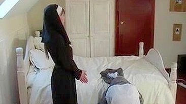 Convent Nun Spanks Teenage Schoolgirls during Disciplinary Session