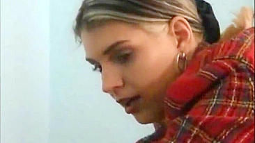 Russian Housewife's Maids Punished with Hard Spanking