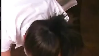 Naughty Schoolgirl Christina Carter Gets Spanked by Teens in School Uniform