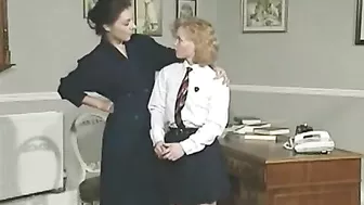 Spanking and Fingering Lesbian Naughty Schoolgirls - A Hot XXX video!