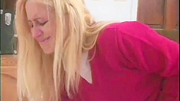 Spanking Two Blonde Schoolgirls by Female Teacher