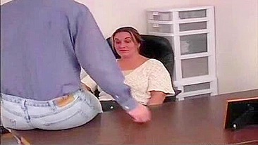 Assistant's Ass Punished in Office - Part 1 (Spanking, Bbw, Ass)