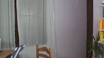 Lesbian Dominant Delivers Harsh Punishment to Submissive Partner in BDSM Scene.