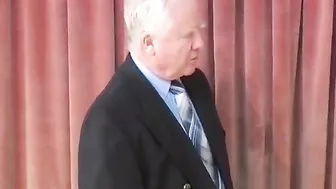 XXX video - Old Man Spanks Tense Teen's Panties Down, intense