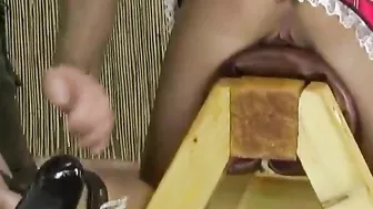 Man Ties Woman to Goats for Spanking Fetish