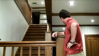 Spanking a Cute Teenage Brunette - Hard and Rough