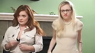 Spanking Hot Schoolgirls in Classroom - Spanking Punishment for Naughty Students