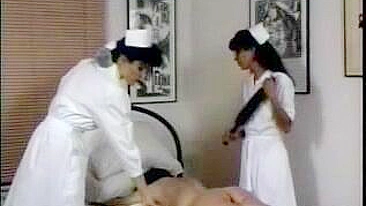 Naughty Nurses Spanking in Hospital, Hard as Hell