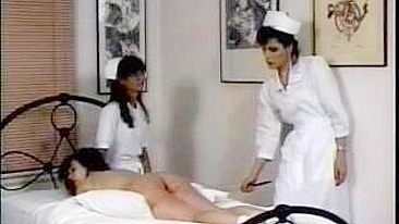 Naughty Nurses Spanking in Hospital, Hard as Hell