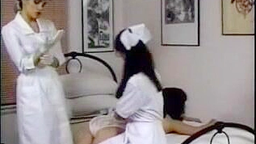 Naughty Nurses Spanking in Hospital, Hard as Hell