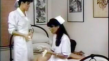 Naughty Nurses Spanking in Hospital, Hard as Hell