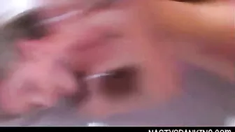 Spanking Blonde Booty in Red Lingerie - Miss Anabelle's Punishment