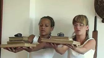 Spanking and Caning Punishment of Two Teens by School Teacher - XXX Video