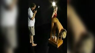 BDSM Blonde Punishment with Spanking and Painful Discipline