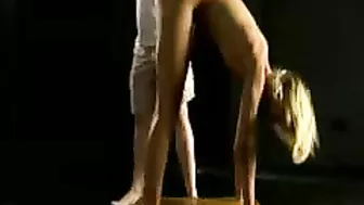 BDSM Blonde Punishment with Spanking and Painful Discipline