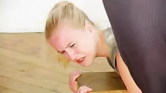 Blonde Fetish Spanking - Joanna Gets Punished with a Hard Spanking