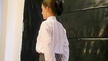 Spanking and Caning Punishment for Naughty Teen Erica