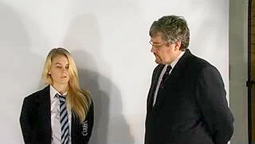 Detention Gone Kinky - Schoolgirl Spanking and Teen Bondage in Detention Room 6k