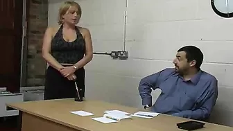 Punished Teen Gets Spanked at School for Red Dress Wearing