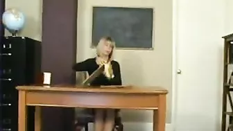 Brandy's Naughty Behavior Results in a Spanking at School