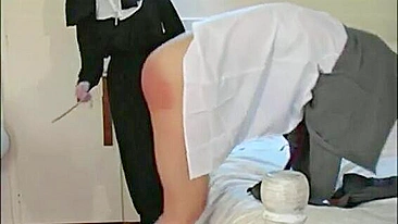 Nun Punishes Teenage Girls with Spanking