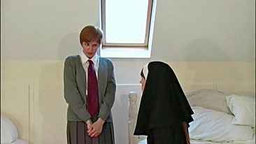 Nun Punishes Teenage Girls with Spanking