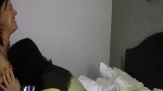 Chubby Brunette Lesbians Amateur Homemade Fun - 69 sec.