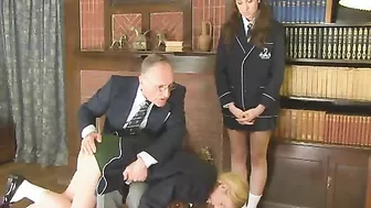 School Principal Spanks Students for Misbehaving - Old vs Young, Teen Punishment