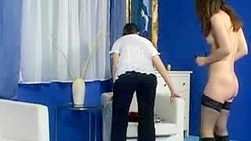 Spanking Scene with Bizarre Twist in Free XXX Video