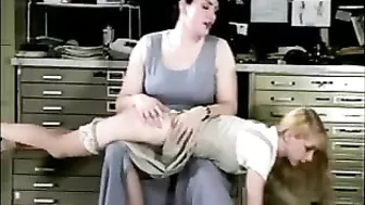 Mother Punishes Daughter's Naughty Behavior with Spanking and Reddened buttocks. Mother Punishes Daughter's Naughty Behavior with Spanking and Reddened buttocks.