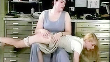 Mother Punishes Daughter's Naughty Behavior with Spanking and Reddened buttocks.