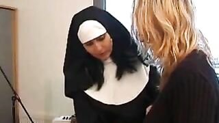 XXX Video - Nun Spanking Schoolgirl, Teen Caning Punishment