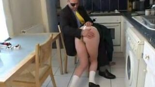 Susie's Punishment - Spanking and Caning Teen for Smoking