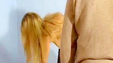 XXX Video - Crazy Grandpa Punishes Blonde teen girl