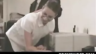 Spanked and Paddled at Work - Fetish Discipline Bondage Spanking Video