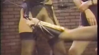 Lesbian Retro Spanking Fetish, Sex and humiliation