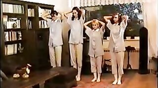 Naughty Schoolgirls Get a Hard Spanking from the Principal - Red Ass Pain