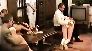 Naughty Schoolgirls Get a Hard Spanking from the Principal - Red Ass Pain