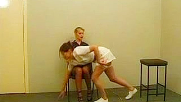 The Correctional Therapist's Spanking and Caning Session with a Teen