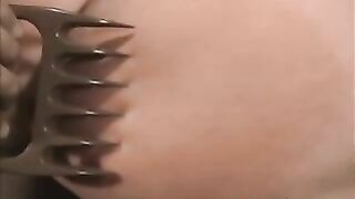 Fat BBW Gets Brutal Spanking and Flogging in Stockings - Fetish Video