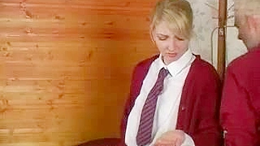 School Girl Bully Gets Punished with Painful Spanking by Teacher