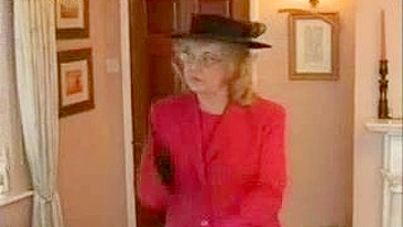 Disciplined by Mature British Lady, Young Maid Learns Lesson