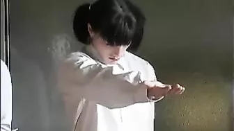 Spanking and Caning Punishment for Three Naughty Teenage Girls in Red Lingerie